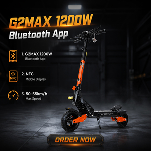 Trottinettes pliables à deux roues en aluminium légères et portables, nouvelle conception, très vendues, pour adultes, G2MAX, batterie au lithium - Product Image 1