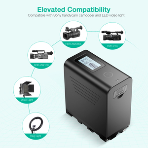 7.4V 7800mAh máy ảnh kỹ thuật số npf980 npf970 pin Lithium ion có thể sạc lại USB Li-ion pin lithium - Product Image 2