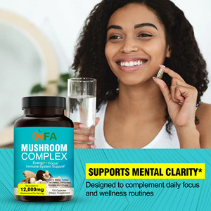 Cápsulas de Colágeno Marino con Complejo de Hongos OEM ODM, Cápsulas con Mezcla de Hongos y Extracto de Cordyceps que Favorecen la Claridad Mental - Product Image 3