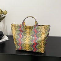 2025 mode nouveau motif serpent sac à main Design de luxe femmes Serpentine sac PU épaule sac fourre-tout pour femme