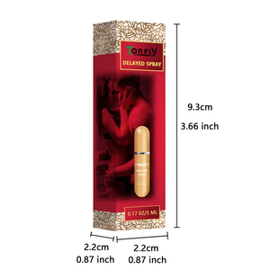 Spray Retardante Masculino 5 ml, Fórmula de Aceite con Ácido Hialurónico, Cuidado Íntimo en Envase, OEM ODM - Product Image 2