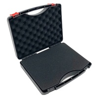 Étui de rangement compact léger en PP avec mousse pour armes de poing, équipement, boîte de transport en plastique, boîte à outils