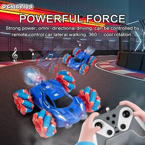 Coches de acrobacias <span class=keywords><strong>RC</strong></span> de lujo con luces, baratos al por mayor, juguetes de control remoto con función de pulverización de niebla para niños - Product Image 3