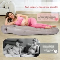 Matelas gonflable en PVC pour femmes enceintes, coussin de maternité pour position couchée, pour le camping en plein air et les jeux aquatiques