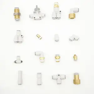 SMC Type KQ2C Series White Pneumatic Quick Connector Unidirectional Pneumatic Joint 1 Touch Pneumatic Fitting