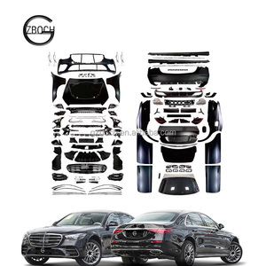 Kits de Carrocería Completos W221 Upgrade W223 <span class=keywords><strong>S450</strong></span> para Benz Clase S 2006-2012 W221 X221 V221 Facelift 1:1 W223 <span class=keywords><strong>S450</strong></span> Parachoques Capó Guardabarros - Product Image 2
