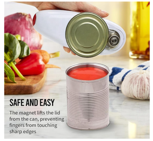 Baru baterai listrik otomatis dioperasikan dapat pembuka makanan aman stoples listrik Pembuka tepi halus Stainless Steel pembuka botol - Product Image 5
