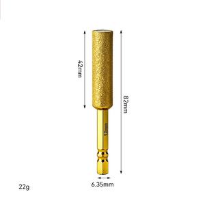 <span class=keywords><strong>Foret</strong></span> <span class=keywords><strong>diamant</strong></span>é brasé sous vide pour perçage efficace de carreaux de porcelaine, granit, marbre et céramique – 1 pièce - Product Image 3