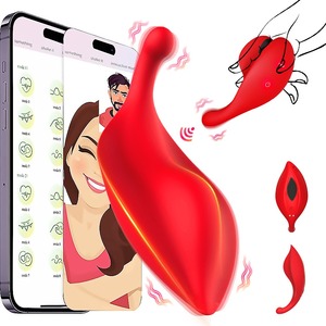 <span class=keywords><strong>Culotte</strong></span> vibrante connectée via application, stimulateur clitoridien et mammaire, jouet sexuel en silicone pour point G, œuf vibrant invisible - Product Image 1