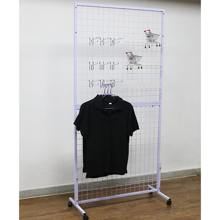 RunDaメタルワイヤーグリッドメッシュディスプレイラック