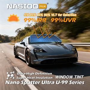 Película de Nano Cerámica para Ventanas de Automóviles TOP PLUS 5% VLT IRR99% UVR99% Color Negro Profundo - Product Image 4