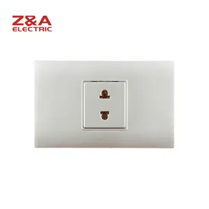 AK3102.FSLV AK Series Full Silver Z&A ZA Electric Wall Socket