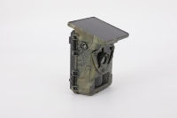 Caméra de chasse extérieure infrarouge 4K 60PMSolar intégrée avec connexion réseau et WiFi, grand angle, contrôle par application