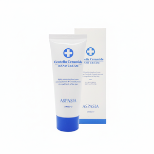 Crème pour les mains Aspasia Centella Ceramide Beurre de karité Hydratante Nourrissante Apaisante Anti-âge Réparatrice 100ml OBM - Product Image 2