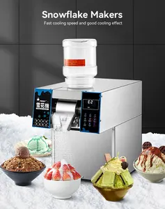 FEST Manual Snowflake Ice Machine For Business High Quality Snow Ice Making With Water-Cooled System