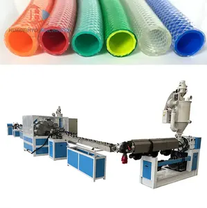Extrudeuse de tuyau d'arrosage, Flexible, entièrement automatique, en PVC, Fiber de Polyester, pour la fabrication de Machine de Production