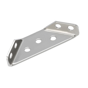 Stainless Steel Angle Bracket 90 Degree Fixer L Shape Shelf Support <b>Hardware</b> Connector For <b>Wardrobe</b> Cabinet - Product Image 1