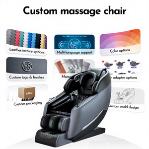 Hochwertiger Luxus-Massagesessel mit Schwerelosigkeitsfunktion, 145 cm Erweiterter Abdeckung, Elektrisch, 3D 4D 8D, Faltbar, Ganzkörper-<span class=keywords><strong>Massage</strong></span> - Product Image 5