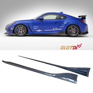 Extensiones de faldones laterales de fibra de carbono VRS para BRZ ZD8 GR86 ZN8, estilo automotriz, color negro, 2022-, derecha, 3m - Product Image 3