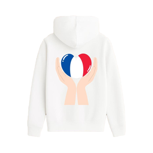 Sweat à capuche rétro unisexe de haute qualité 100% coton 380g à logo personnalisé à la mode pour l'hiver - Product Image 1