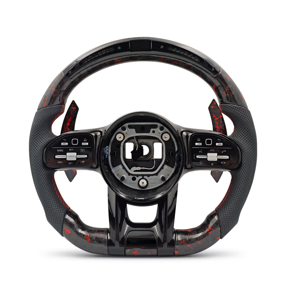 Carbone forgé rouge + LED