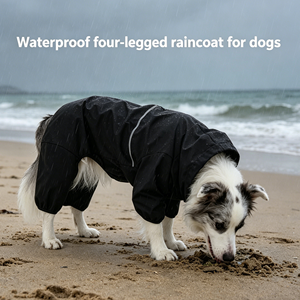 Impermeable para <span class=keywords><strong>Perros</strong></span> de Cuatro Patas, Chaqueta Reflectante para Mascotas, para <span class=keywords><strong>Perros</strong></span> Medianos y Grandes, Revestimiento Exterior Duradero Resistente al Agua - Product Image 2