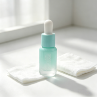 Bouteille en verre vide en gros avec compte-gouttes, rechargeable, format voyage, pour huiles essentielles, sérums et parfums