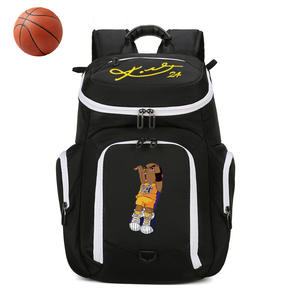 กระเป๋าเป้กีฬาขนาดใหญ่พิมพ์โลโก้ได้ พร้อมช่องใส่ลูกบาสเก็ตบอล ฟุตบอล ซอคเกอร์ สำหรับใช้ในโรงยิมหรือเก็บอุปกรณ์กีฬาประเภทแร็กเก็ต - Product Image 2