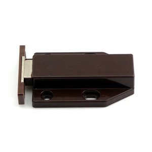 Loquet magnétique en plastique modèle 208 pour porte de placard de rangement avec mécanisme à ressort, ouverture et fermeture à une pression - Product Image 2