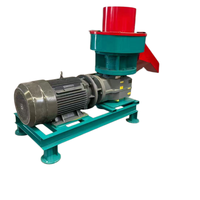 Machine à granulés de bois CE Mini Ring Die, pelletiseur portable de biomasse à base de coques de riz pour la ferme