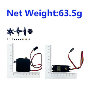 ส่วนประกอบ OKY8009 โรบอติก MG995 เซอร์โว 360 องศา เซอร์โวมอเตอร์เกียร์โลหะ สำหรับรถบังคับวิทยุและหุ่นยนต์ - Product Image 6