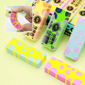 Factory Sale Niedliche Milch Textur Muster Kunststoff Bleistift Radiergummis für Kinder Schul bedarf zum Lernen Büro Schreibwaren Bulk - Product Image 6