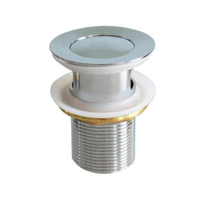 WaiiHO 014 - Desagüe de Lavabo de 3 Pulgadas con Desbordadero, Cromado, de Latón y Goma, para Fregaderos de Cocina y Baño - Product Image 3