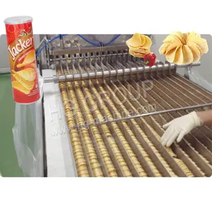 Machines automatiques de fabrication de chips/équipement de chips de type Pringle/ligne de production de snacks haute productivité