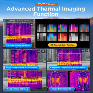 <span class=keywords><strong>AITEL</strong></span> EVO II Dual 640T V3 Dron profesional contra incendios 640x512 25Hz Sensor de imagen térmica 15km Retroiluminación LED de gran alcance 5,8g - Product Image 4