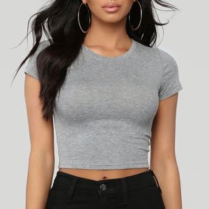 Summer Woman Tops Fashionable Custom T Shirt T-shirts pour femmes Femme Croptop Tshirt - Product Image 5