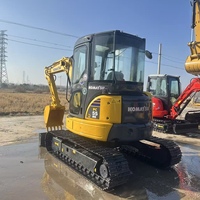 Brazos de Manivela Izquierdos/Derechos Originales Japoneses para Excavadora Pequeña Komatsu 55MR, Bomba de Motor Diésel de Segunda Mano de Alta Calidad, Modelo 2024 5.5