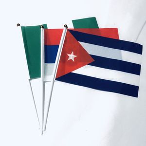 100% из полиэстера, рекламные, на заказ, грузинские, Нидерландские мини-стики, флаг, ручной развевающиеся флаги, все страны - Product Image 5