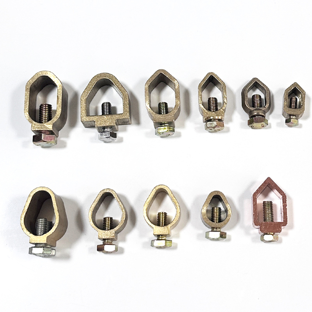Factory Direct Earth Clamps Quality Assurance Earthing System Accessories Ground Wire Rod Clamp for Lightning protection System