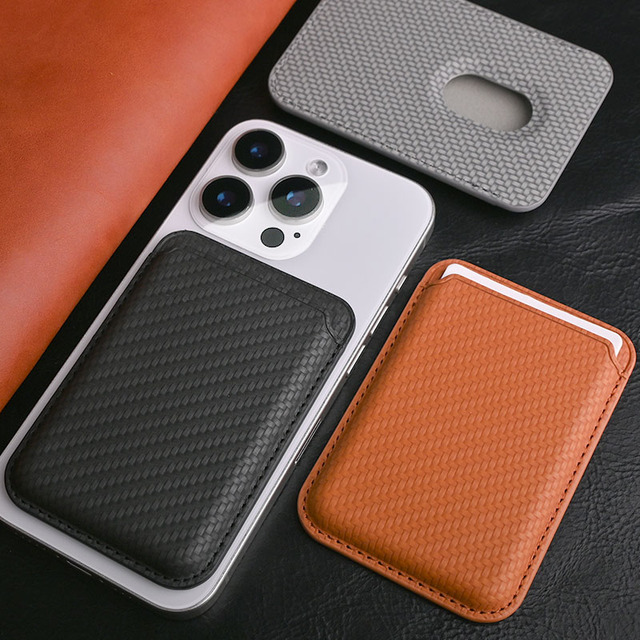 High Quality PU Multi-color Mobile Phone Accessories Magnetic Card Bag Magnet Case Card Holder Wallet for IPhone16 15 14 Pro Max