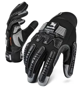 Перчатки для механики и высокой производительности ANSI/EN388, ударные защитные перчатки канадского бренда