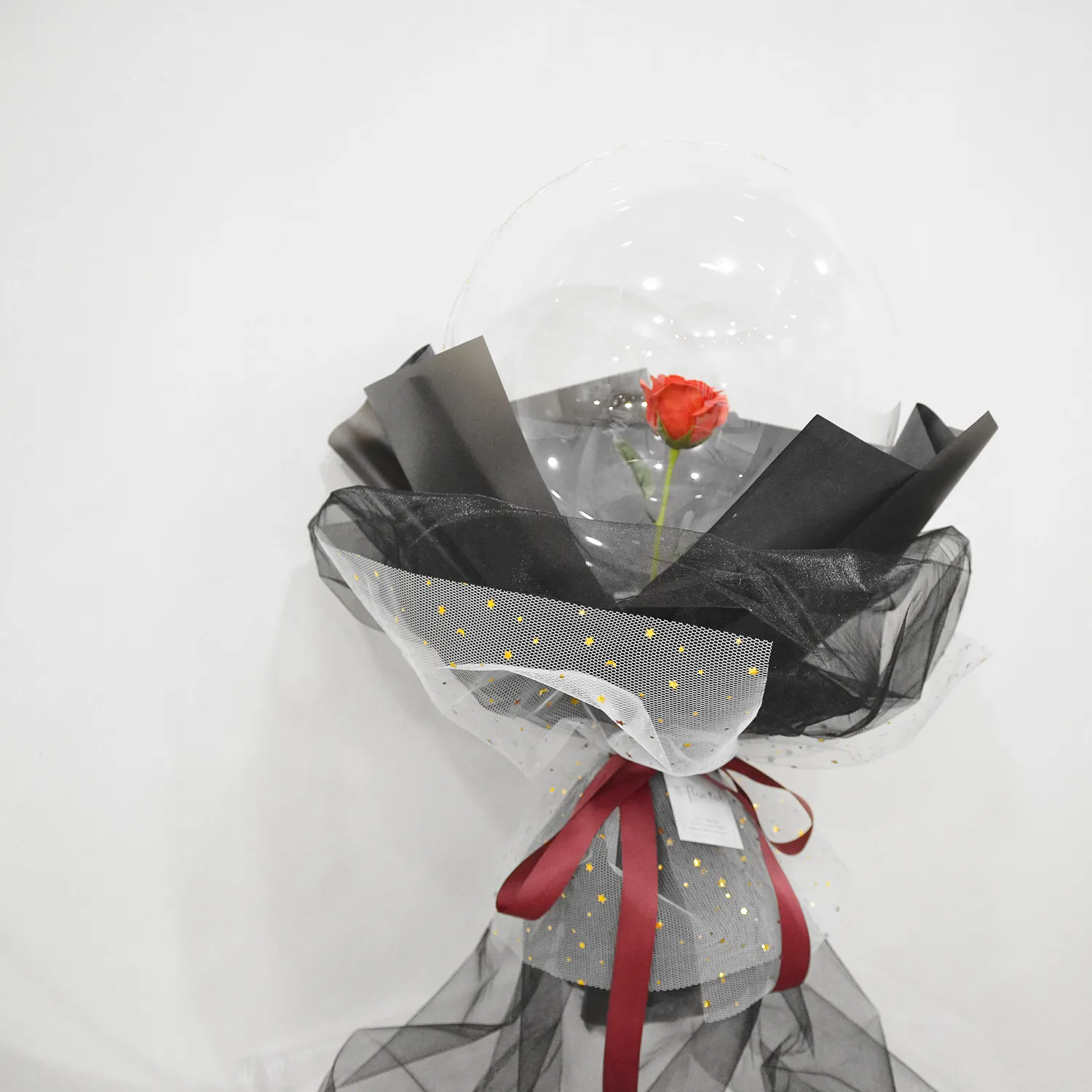 Nicro на заказ, День Святого Валентина, вечеринка, букет розы, украшение «сделай сам», светодиодный шар розы, Круглый прозрачный шар розы, цветок, шар