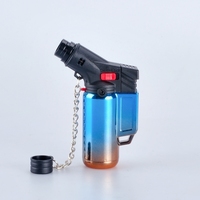 Chine usine personnaliser fort bleu jet flamme briquet Cigarette cuisine mini torche briquet