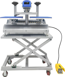 B2-2N PRO MAX 电动双台热压机自动平板打印机带激光定位器和支架全新状态 - Product Image 4