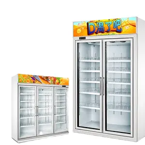 Supermarket Fresh Showcase Commercial Refrigerated beverage display Certification food display