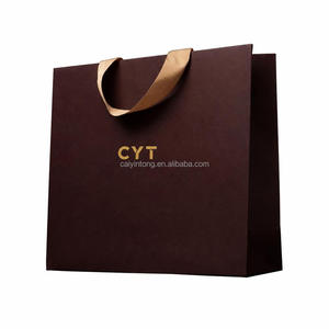 Bolsas de papel reutilizables premium, bolsas de papel para compras, bolsas de papel ecológicas con insignia personalizada - Product Image 6