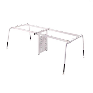 <span class=keywords><strong>Pas</strong></span> <span class=keywords><strong>cher</strong></span> En Gros 4 Personnes Poste De Travail Bureau <span class=keywords><strong>Cadre</strong></span> de Table En Acier - Product Image 1