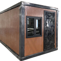 Maison conteneur pliable de 20 pieds carrés, villa moderne écologique préfabriquée pour usage commercial