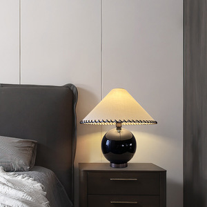 Lámpara de mesa estilo Wabi Sabi E27 LED, iluminación de noche para dormitorio, decoración de sala de estar - Product Image 5