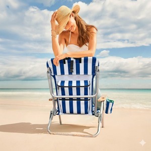 Mochila Ligera de Aluminio de Alta Calidad Bestex, Mochila Plegable, Silla de <span class=keywords><strong>Playa</strong></span> Portátil para Acampar al Aire Libre, Silla de <span class=keywords><strong>Playa</strong></span> Plegable - Product Image 1